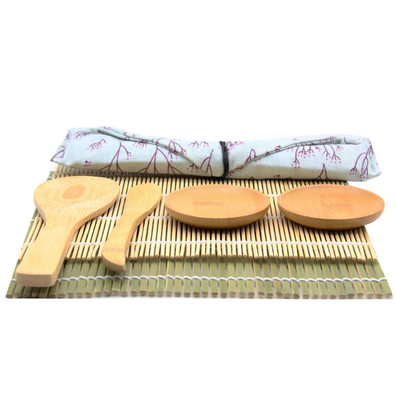 9PCS Disposable Bamboo Sushi Roll Set kit Rice Spreader For Starter