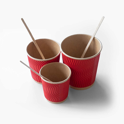140mm Disposable Wooden Stirrer Coffee Bar Drink Stirrer For Bars Restaurants