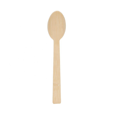 170mm Bamboo Cutlery Set Disposable Utensils Set Biodegradable Wrapped Cutlery For Party Wedding