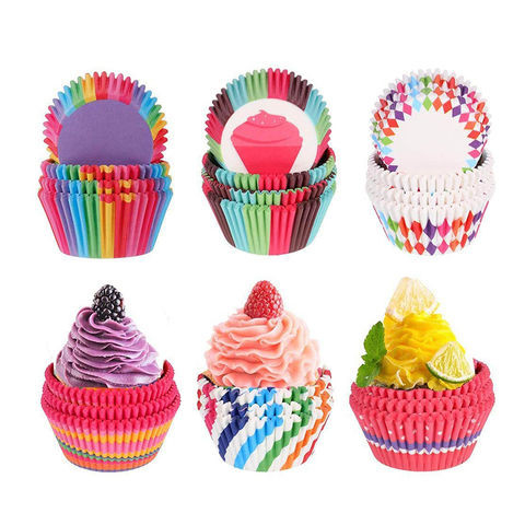 ODM Party Supplies Paper Disposable Baking Cups Muffin Cupcake Liners 38x21mm