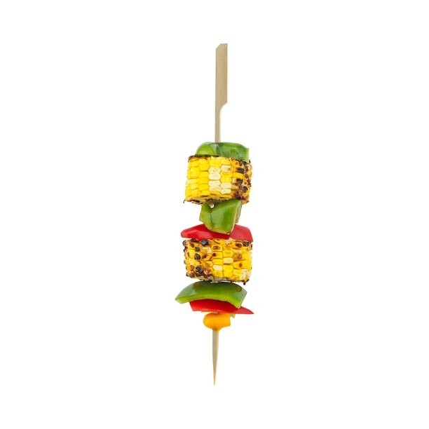 Disposable Bamboo Thick Small Wooden Skewers 9cm Paddle stick